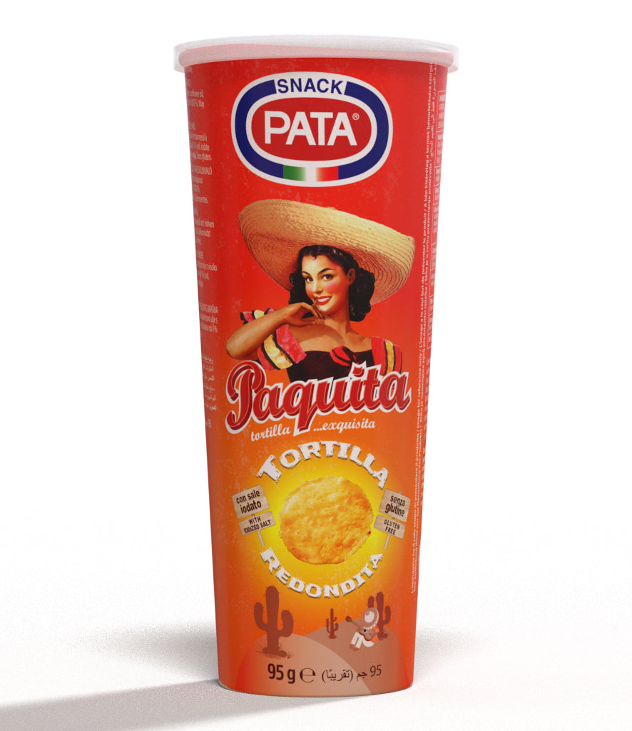 Pata Tubo Tortilla Paquita Redondita - 95Gr 12Pz