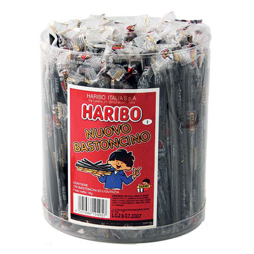 Bastoncino di Liquirizia Incartato Haribo - Pz. 150