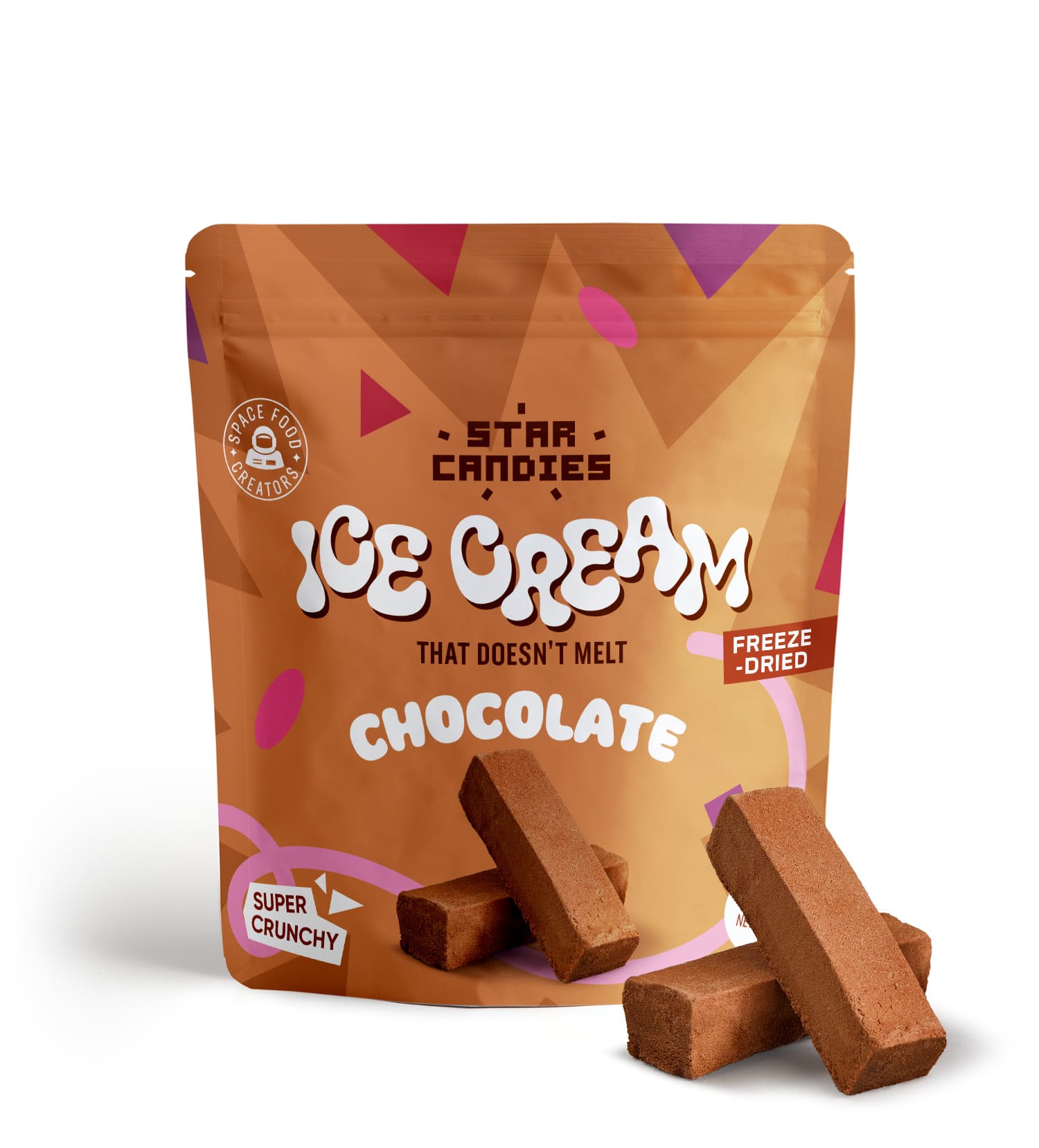 Ice Cream Cioccolato Freeze Dried Gelato Gr16 Pz7 - Star Candies