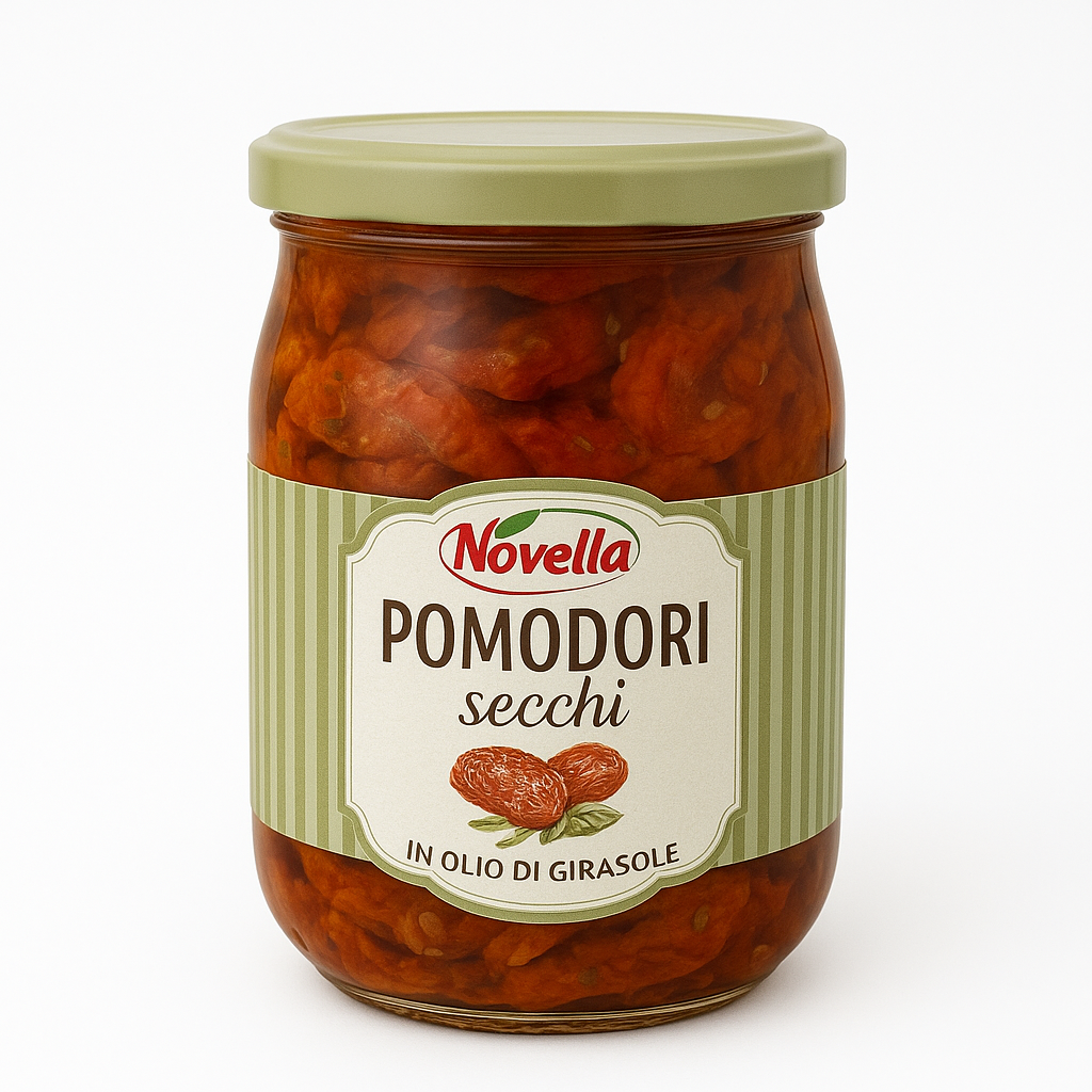 Pomodori Secchi Sott'olio 580ML - Novella