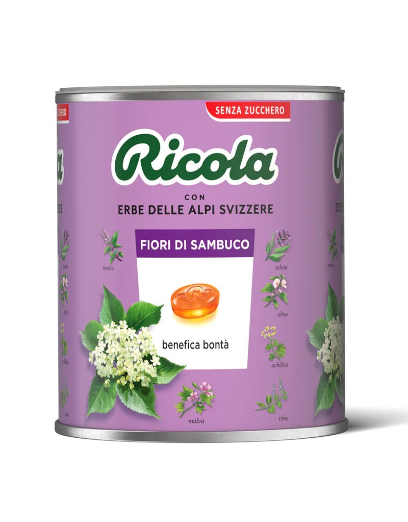 Caramelle Barattolo Fiori di Sambuco Ricola 1Kg