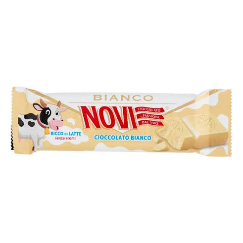 Barretta Cioccolato Bianco Novi 25gr 30pz