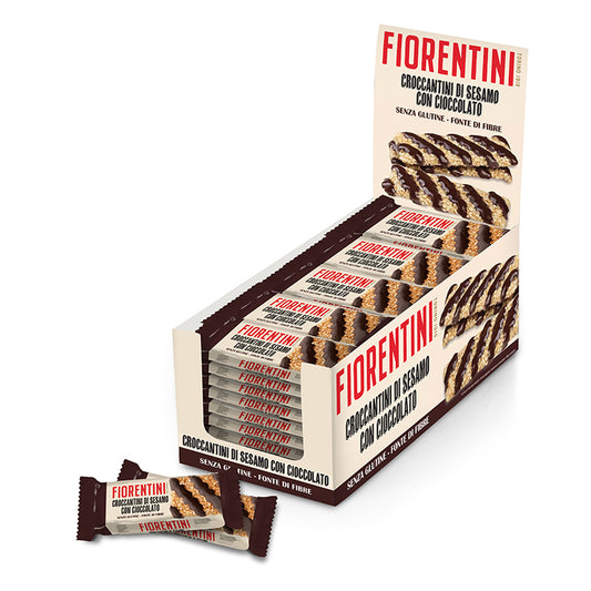 Croccantini di sesamo con cioccolato fondente Fiorentini - 24Pz 60Gr