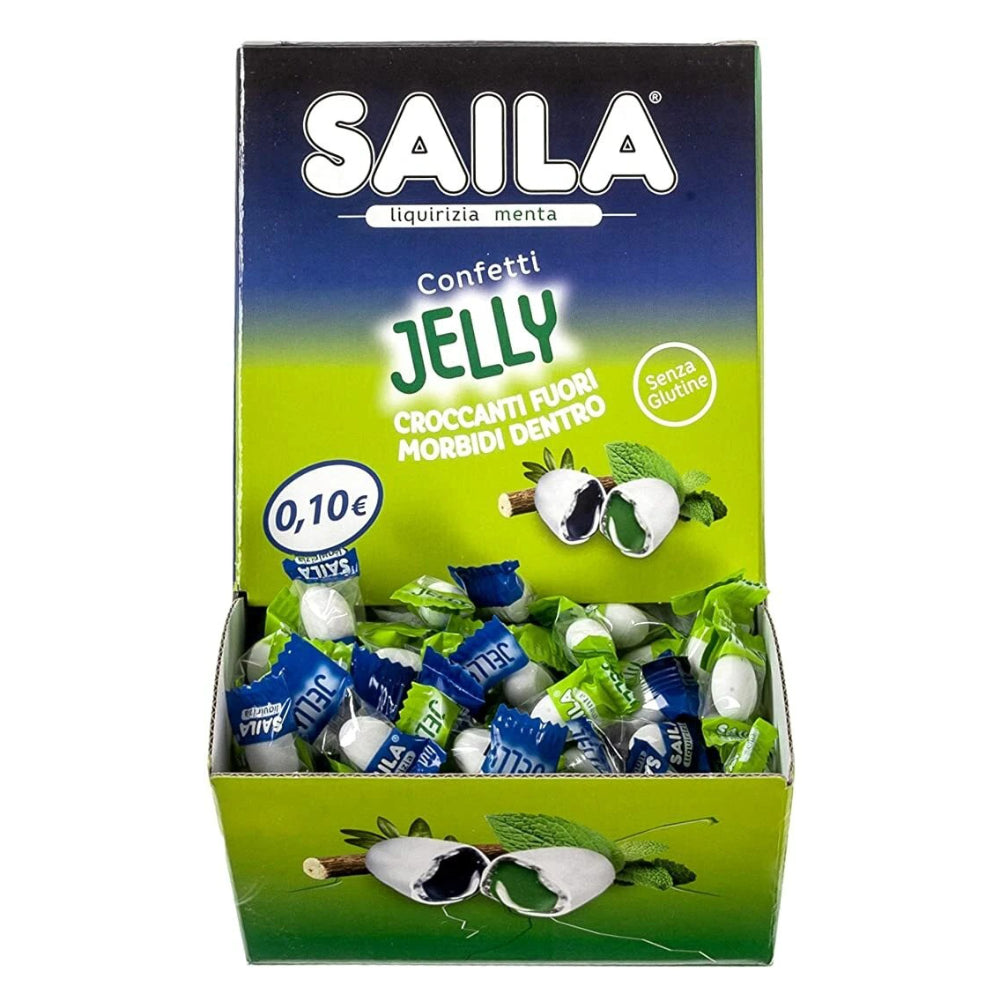 Saila Jelly Mix Confetti Menta/Liquirizia Sperlari - 200Pz