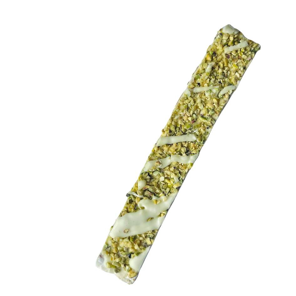 Barretta Torrone Pistacchio con Crema Bianca