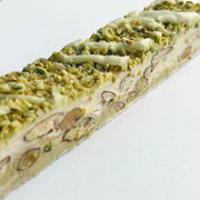 Barretta Torrone Pistacchio con Crema Bianca