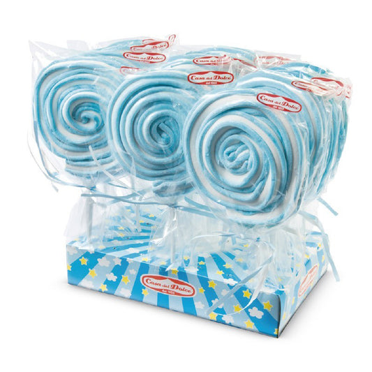 Roller Pop Marshmallow Azzurro Casa del Dolce Pz 12