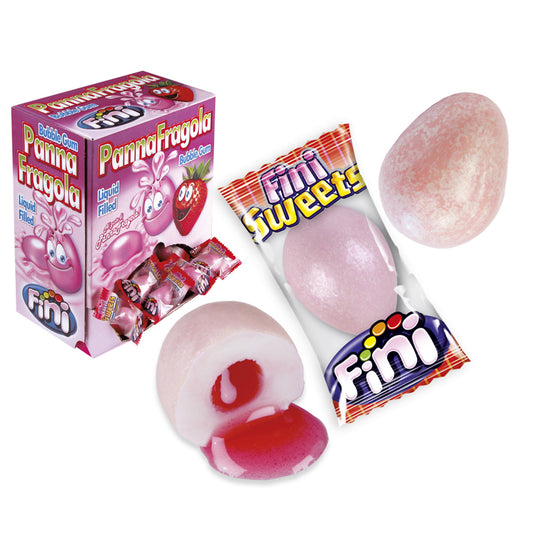 Bubble Gum Panna Fragola Fini Pz 200
