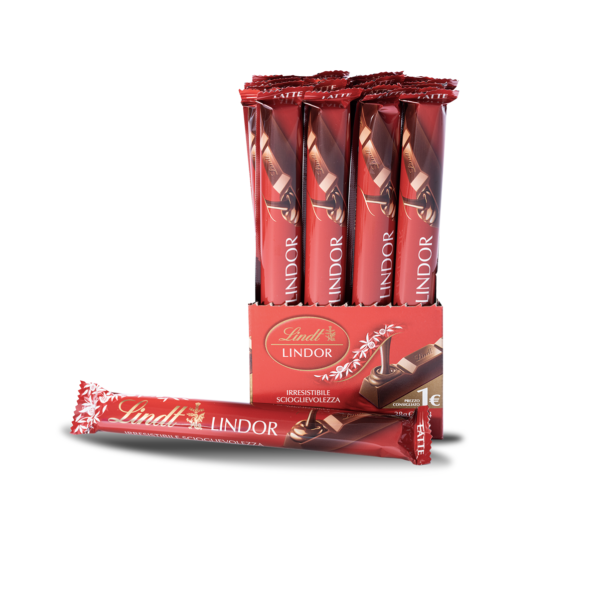 Snack Lindor Latte Lindt 38gr 24pz