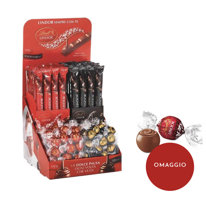 Expo Lindor Bar 72pz + 4kg di Boules Lindor