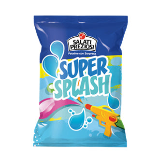 Chips Patatine con Sorpresa Super Splash Pistola d'Acqua Salati Preziosi - 25gr 24Pz
